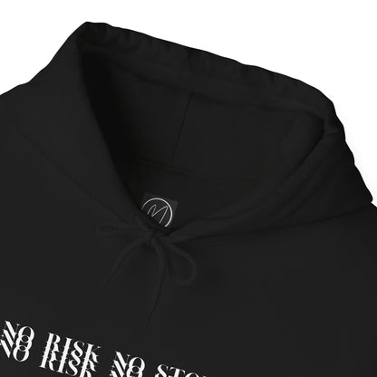 No Risk No Story Hoodie – MindSpark Motivational Streetwear